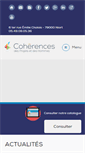 Mobile Screenshot of coherences.fr